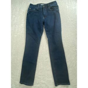 Warp + Weft‎ Jeans Men's Dark Blue Slim Fit Denim Classic Straight Leg 31x32